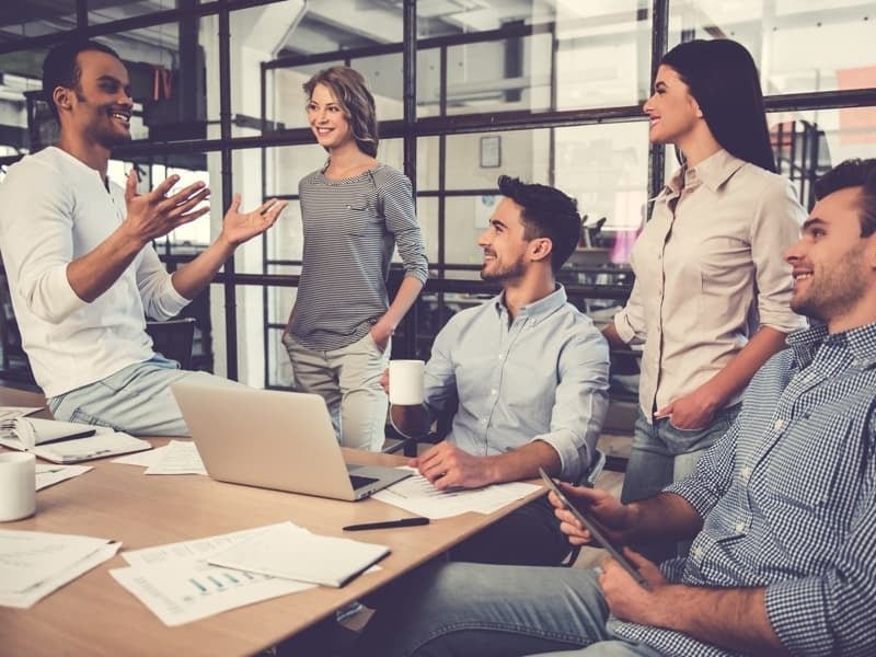 Team working together